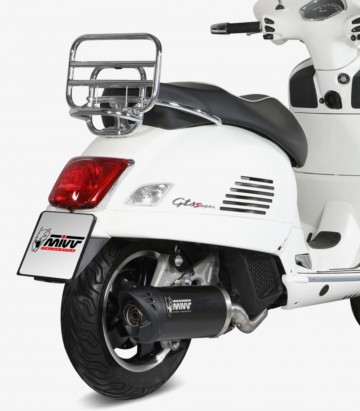 Escape MIVV Mover Barnizado Negro para Piaggio Vespa GTS 125 (17-18) MV.PG.0004.LV