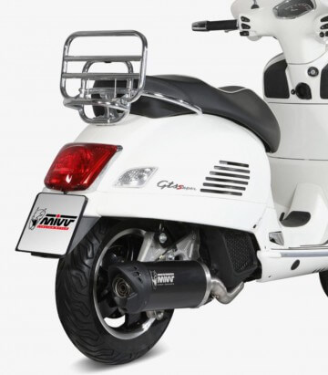 Escape MIVV Mover Barnizado Negro para Piaggio Vespa GTS 125 (17-18) MV.PG.0004.LV