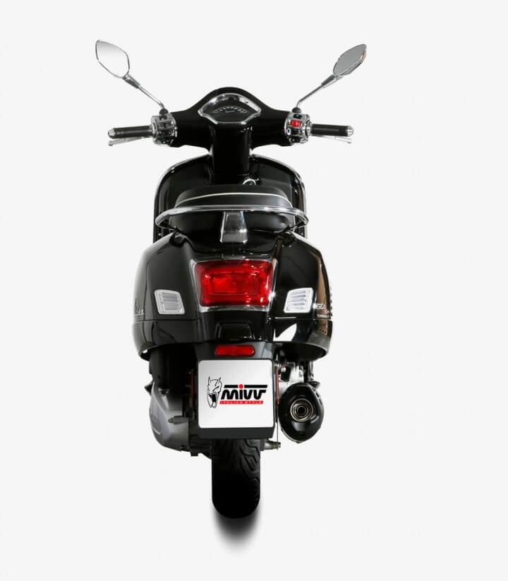 Escape MIVV Mover Barnizado Negro para Piaggio Beverly / Vespa GTS / GTV 300 (21-24) MV.PG.0008.LV
