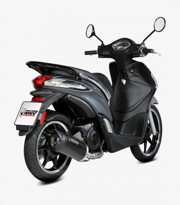 Escape MIVV Mover Barnizado Negro para Piaggio Liberty 125 (19-25) MV.PG.0009.LV