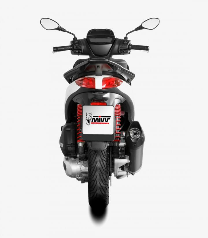 Escape MIVV Mover Barnizado Negro para Piaggio Medley 125/150 S (21-24) MV.PG.0010.LV