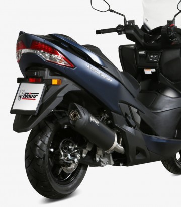 Escape MIVV Mover Barnizado Negro para Suzuki Burgman 400 (17-21) MV.SU.0001.LV