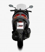 MIVV Mover Exhaust Black Lacquered for Suzuki Burgman 400 (22-24) MV.SU.0002.LV