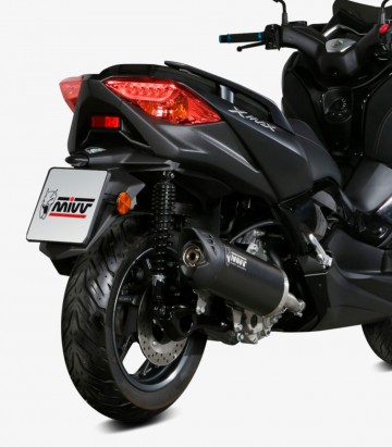 MIVV Mover Auspuff Schwarz lackiert für Yamaha XMAX 300 (17-20) MV.YA.0001.LV