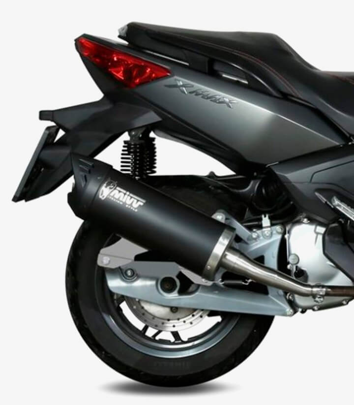 Escape MIVV Mover Barnizado Negro para Yamaha X-MAX 125 (17-20) MV.YA.0002.LV
