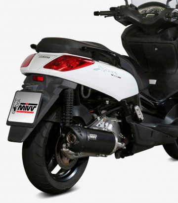 MIVV Mover Auspuff Schwarz lackiert für Yamaha XMAX 250 (06-16) MV.YA.0003.LV