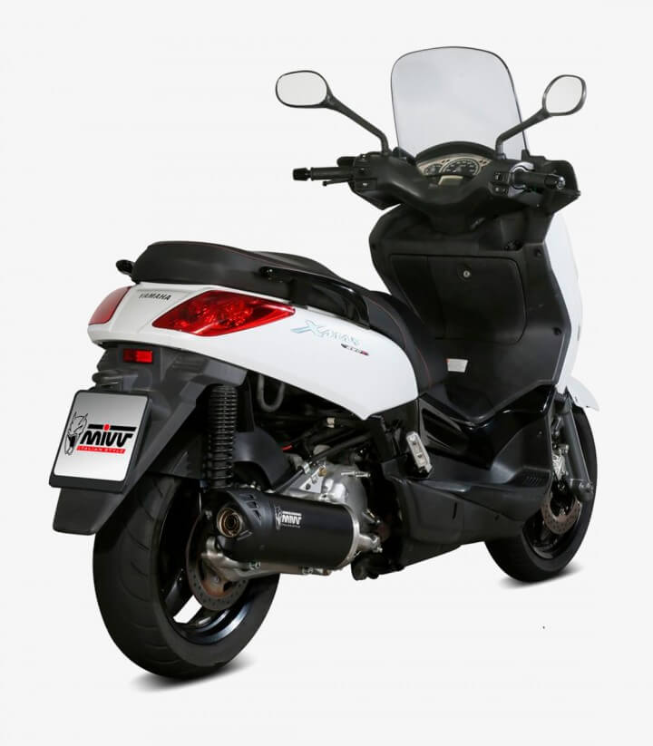 MIVV Mover Auspuff Schwarz lackiert für Yamaha XMAX 250 (06-16) MV.YA.0003.LV