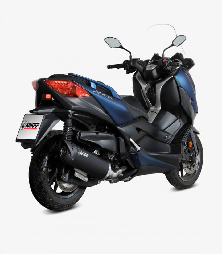 Escape MIVV Mover Barnizado Negro para Yamaha X-MAX 400 (17-21) MV.YA.0004.LV