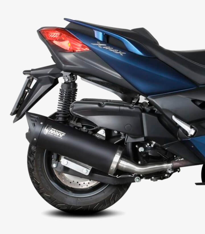 Escape MIVV Mover Barnizado Negro para Yamaha X-MAX 400 (17-21) MV.YA.0004.LV