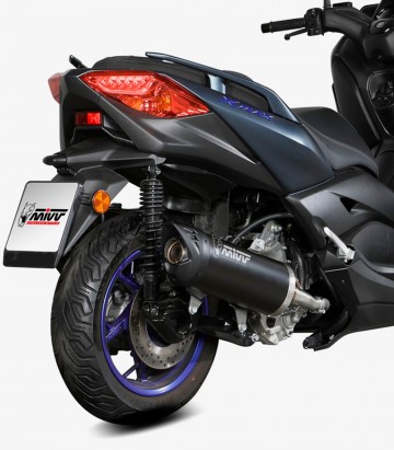 MIVV Mover Auspuff Schwarz lackiert für Yamaha XMAX 300 (21-24) MV.YA.0006.LV