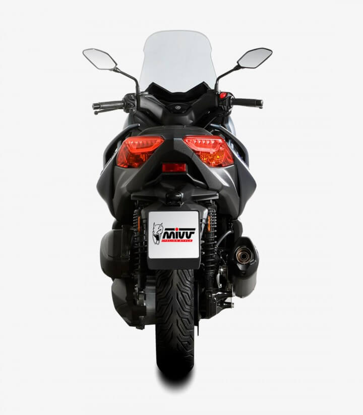 MIVV Mover Auspuff Schwarz lackiert für Yamaha XMAX 300 (21-24) MV.YA.0006.LV
