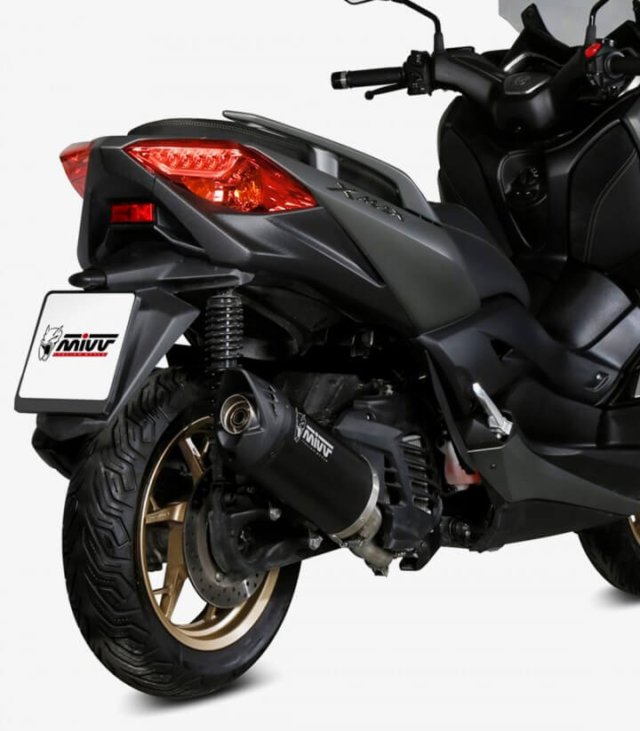 Escape MIVV Mover Barnizado Negro para Yamaha X-MAX 125 (21-24) MV.YA.0007.LV