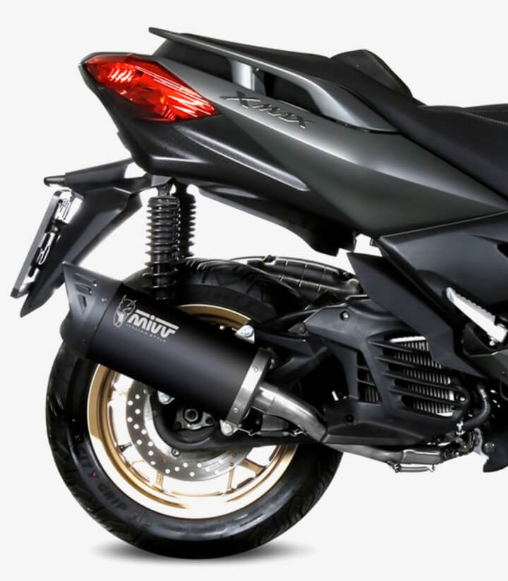 Escape MIVV Mover Barnizado Negro para Yamaha X-MAX 125 (21-24) MV.YA.0007.LV