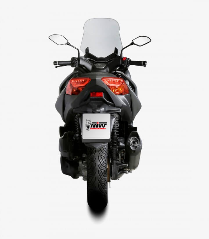 MIVV Mover Auspuff Schwarz lackiert für Yamaha XMAX 125 (21-24) MV.YA.0007.LV
