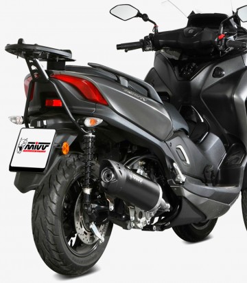 MIVV Mover Auspuff Schwarz lackiert für Yamaha Tricity 300 (21-24) MV.YA.0008.LV