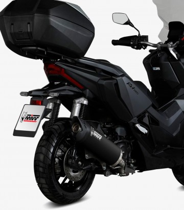 MIVV Mover Auspuff Schwarz für Honda Forza 350, SH350I, X-ADV 350 (22-24) MV.HO.0004.LV