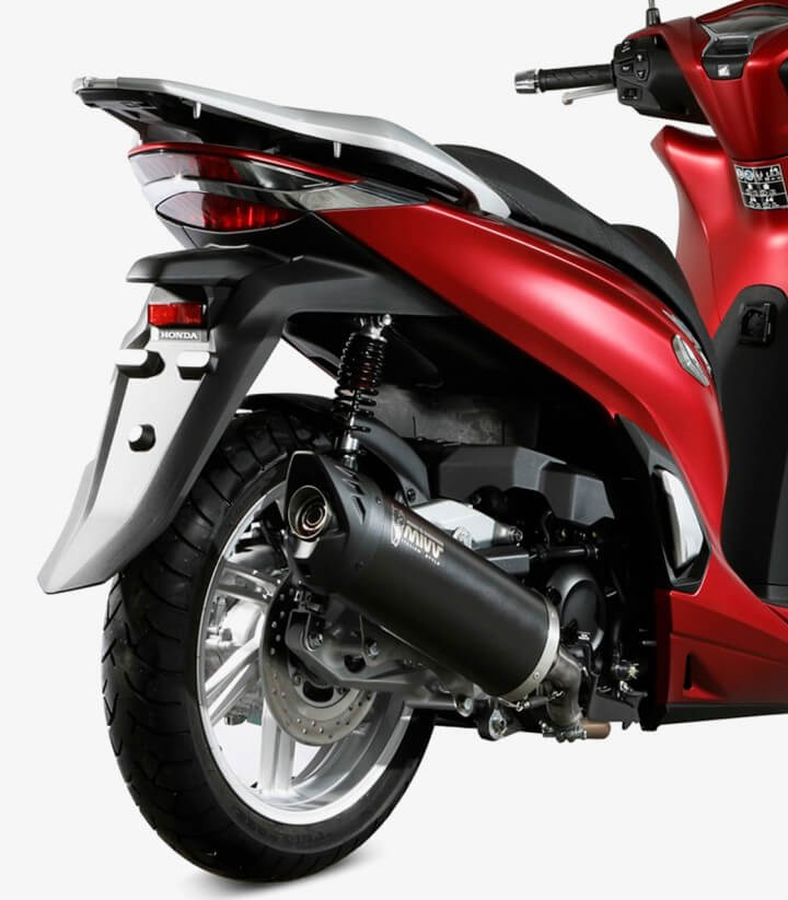 MIVV Mover Exhaust Black for Honda ADV / Forza / SH 350 (22-24) MV.HO.0004.LV