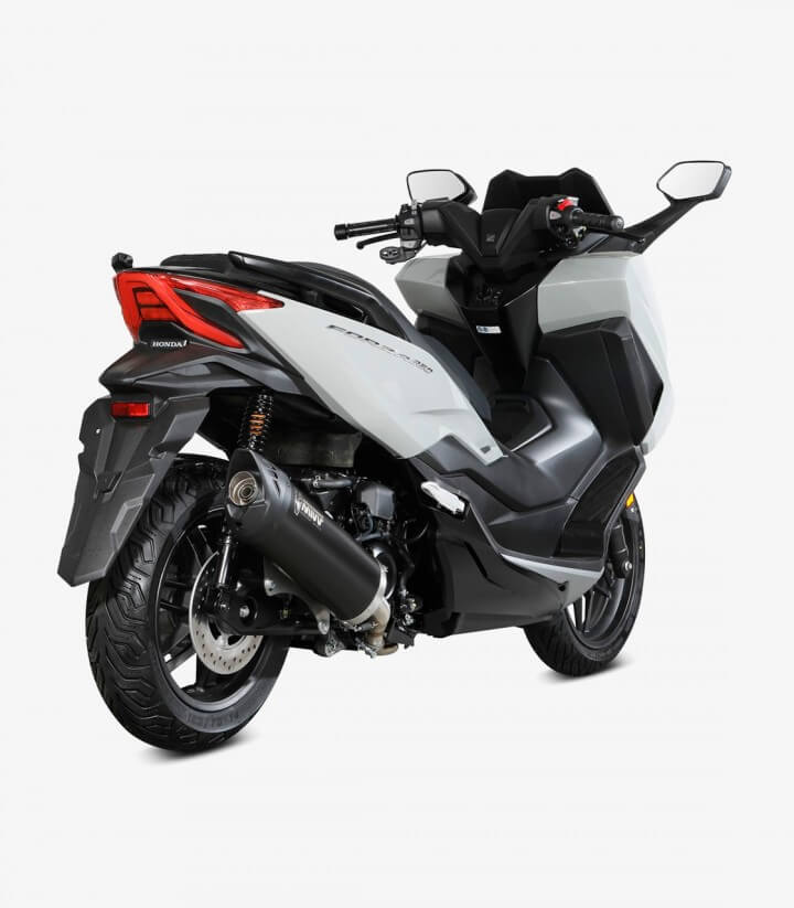 MIVV Mover Auspuff Schwarz für Honda Forza 350, SH350I, X-ADV 350 (22-24) MV.HO.0004.LV