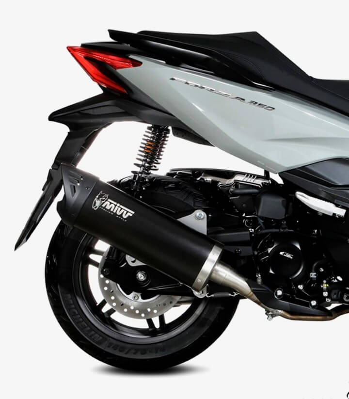 Escape MIVV Mover Negro para Honda ADV / Forza / SH 350 (22-24) MV.HO.0004.LV