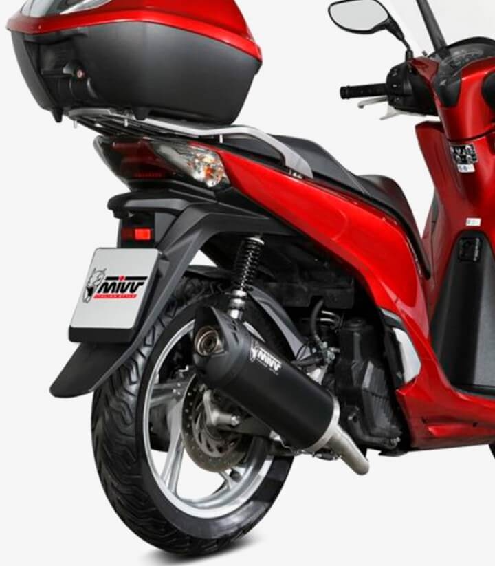 Escape MIVV Mover Negro para Honda SH 125/150 (17-19) MV.HO.0005.LV
