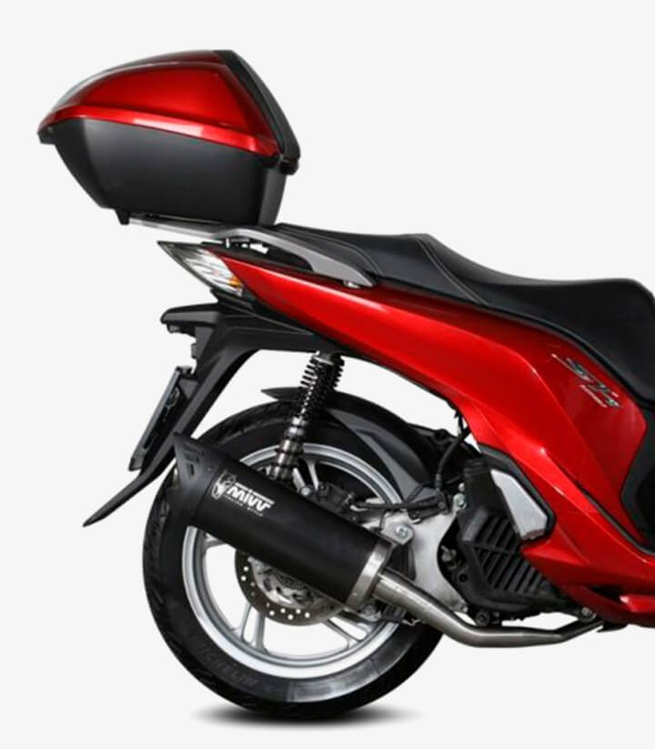 MIVV Mover Exhaust Black for Honda SH 125/150 (17-19) MV.HO.0005.LV