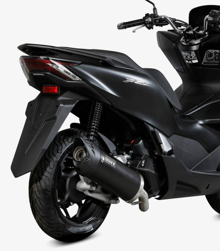 MIVV Mover Auspuff Schwarz für Honda PCX 125 (21-24) MV.HO.0006.LV