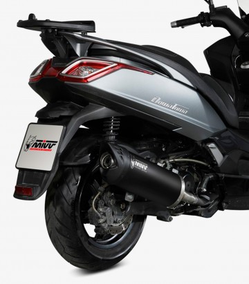 MIVV Mover Auspuff Schwarz für Kymco Downtown 350I TCS (16-20) MV.KY.0004.LV
