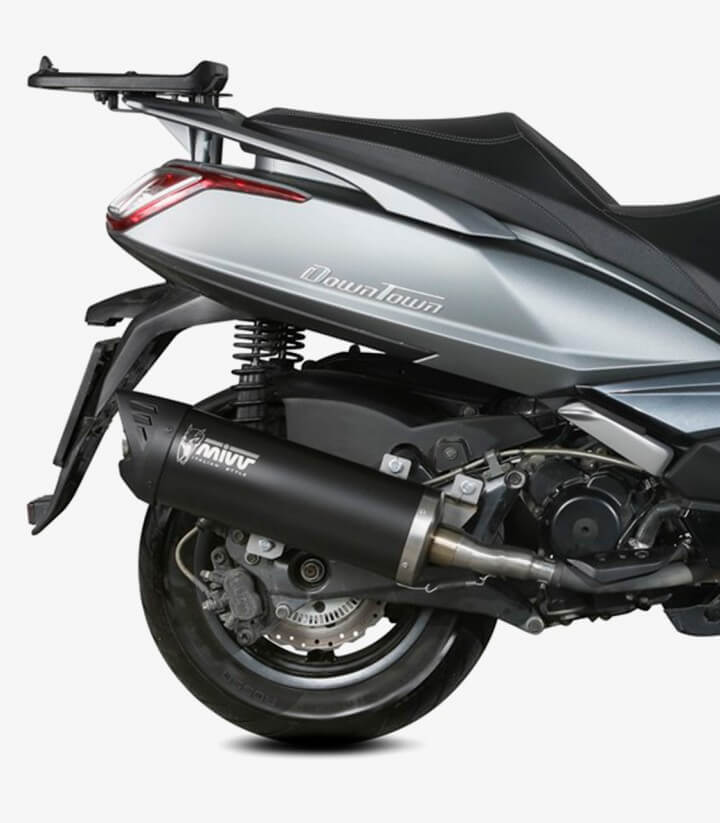 MIVV Mover Auspuff Schwarz für Kymco Downtown 350I TCS (16-20) MV.KY.0004.LV