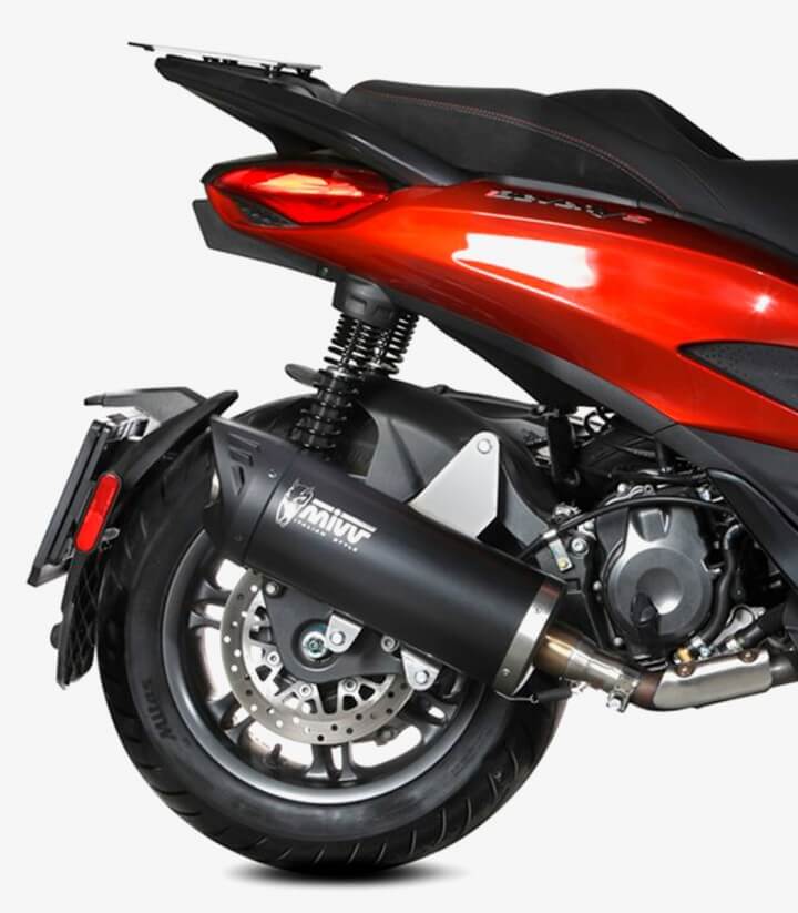 Escape MIVV Mover Negro para Piaggio Beverly 400 (21-24) MV.PG.0005.LV