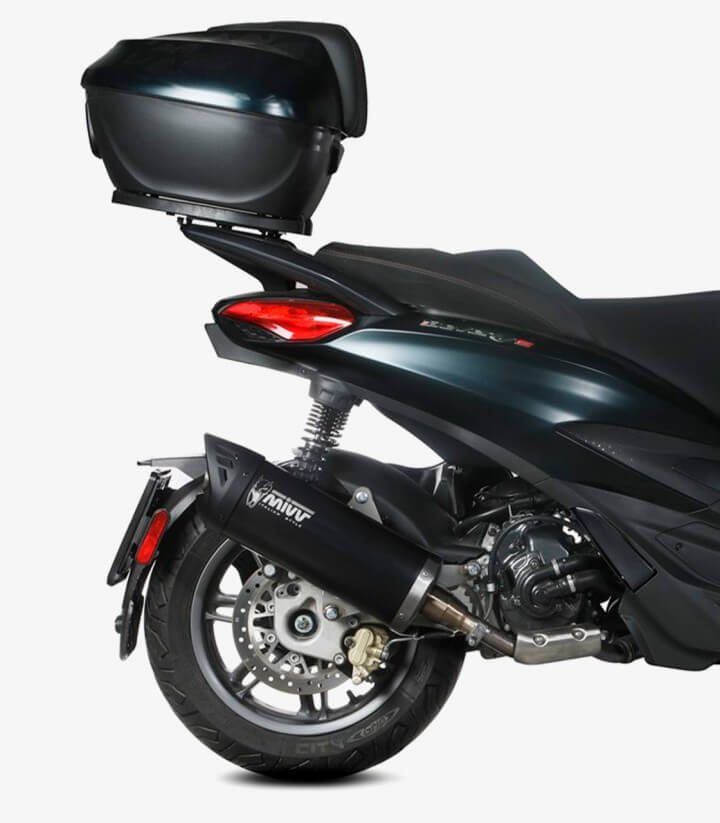 MIVV Mover Exhaust Black for Piaggio Beverly 300 (21-25) MV.PG.0006.LV