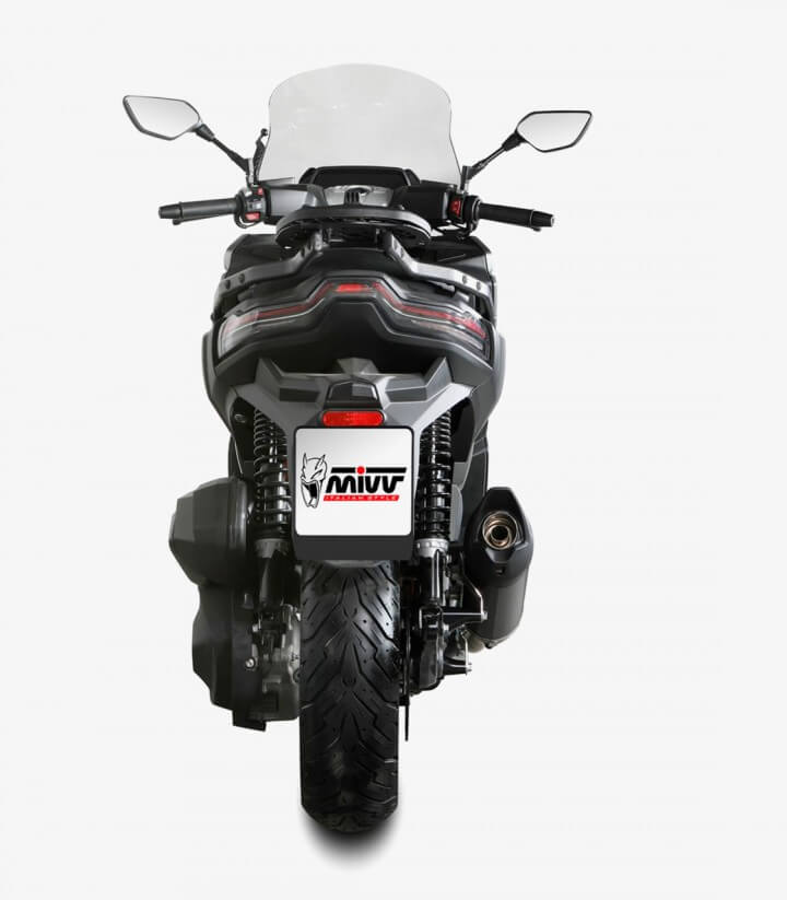 MIVV Mover Auspuff Schwarz für Voge Sfida SR4 MAX (24-25) MV.VO.0001.LV