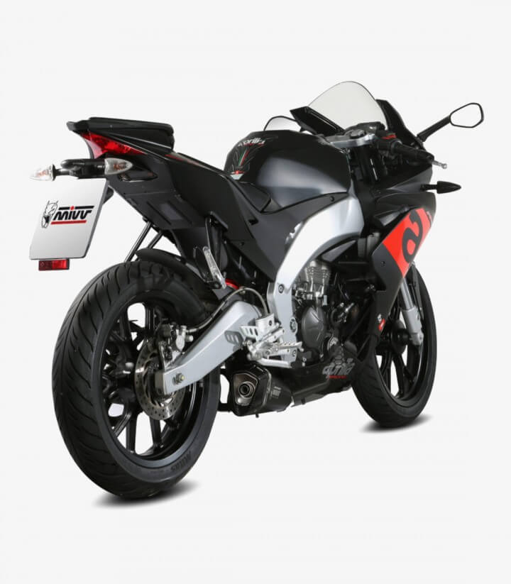 Escape MIVV Delta Race Negro para Aprilia RS / Tuono 125 (17-20) A.011.LDRB