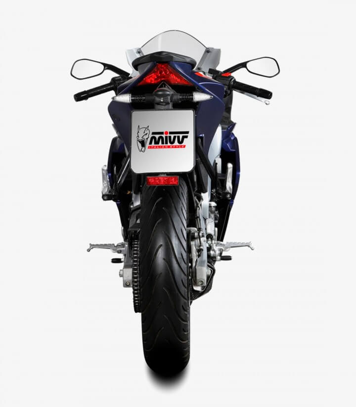 MIVV Delta Race Auspuff Schwarz für Aprilia RS 125 (21-24), RS4 125 (21-24) A.018.LDRB
