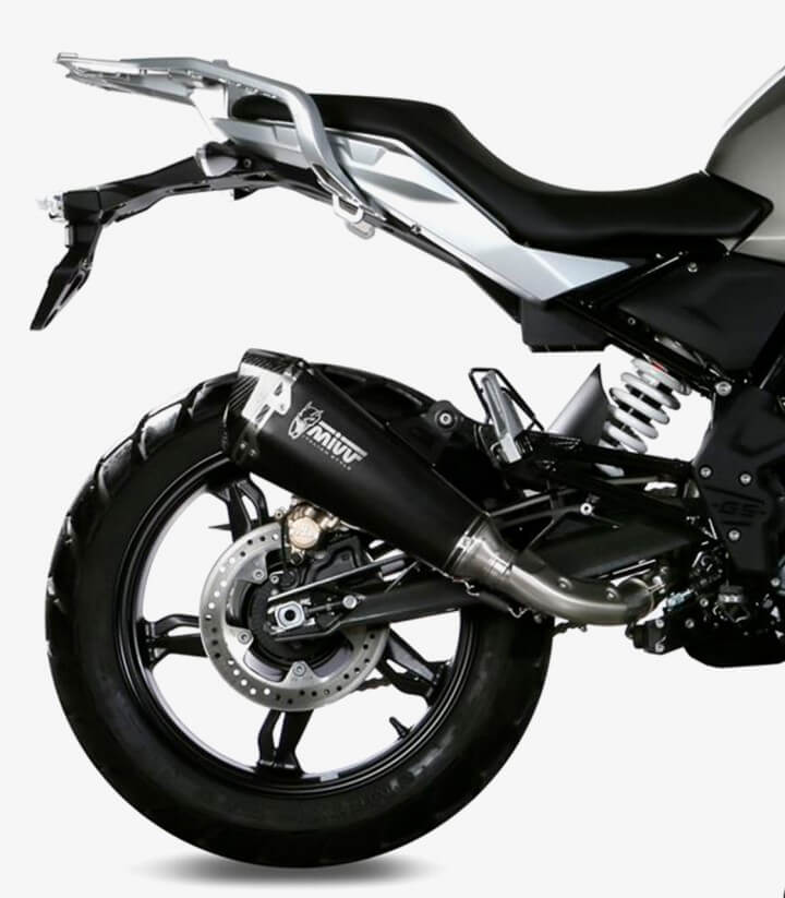 MIVV Delta Race Auspuff Schwarz für BMW G 310 GS (17-24) B.035.LDRB