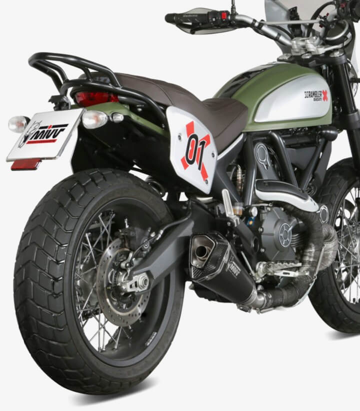 Escape MIVV Delta Race Negro para Ducati Scrambler (15-20) D.035.LDRB