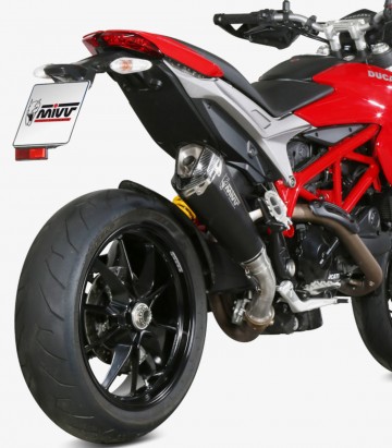 MIVV Delta Race Auspuff Schwarz für Ducati Hypermotard 939 (16-18) D.043.LDRB