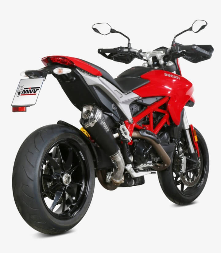 MIVV Delta Race Auspuff Schwarz für Ducati Hypermotard 939 (16-18) D.043.LDRB