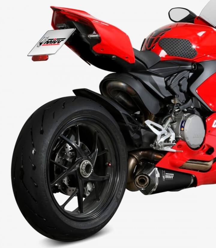 MIVV Delta Race Auspuff Schwarz für Ducati Panigale V2 (20-24), Streetfighter V2 (22-24) D.046.LDRB