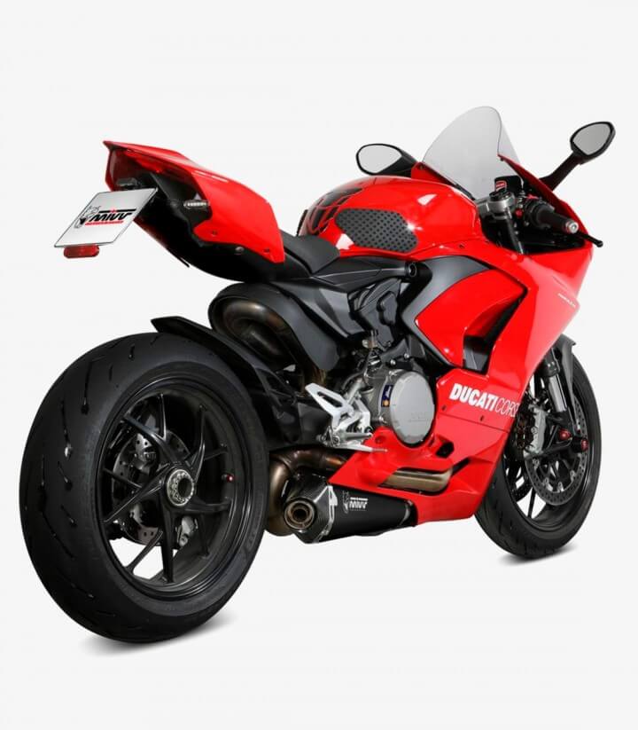 MIVV Delta Race Auspuff Schwarz für Ducati Panigale V2 (20-24), Streetfighter V2 (22-24) D.046.LDRB