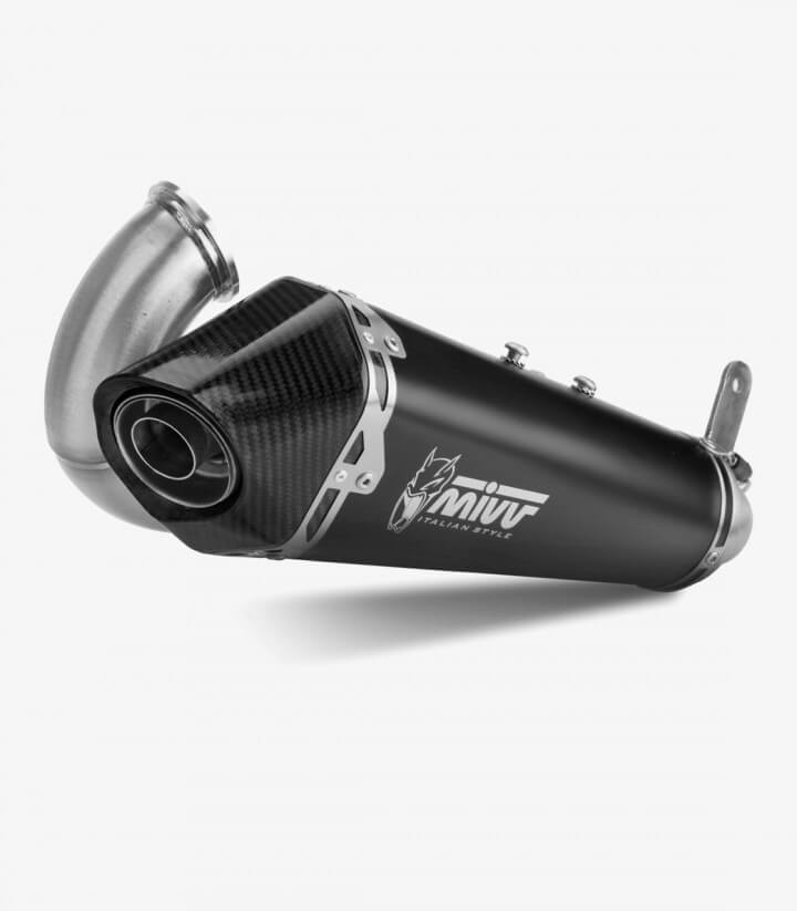 MIVV Delta Race Auspuff Schwarz für Ducati Panigale V2 (20-24), Streetfighter V2 (22-24) D.046.LDRB