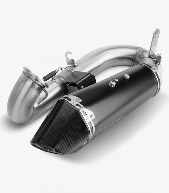 MIVV Delta Race Auspuff Schwarz für Ducati Panigale V2 (20-24), Streetfighter V2 (22-24) D.046.LDRB
