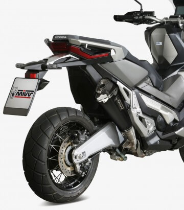 MIVV Delta Race Auspuff Schwarz für Honda X-ADV 750 (17-26) H.066.LDRB