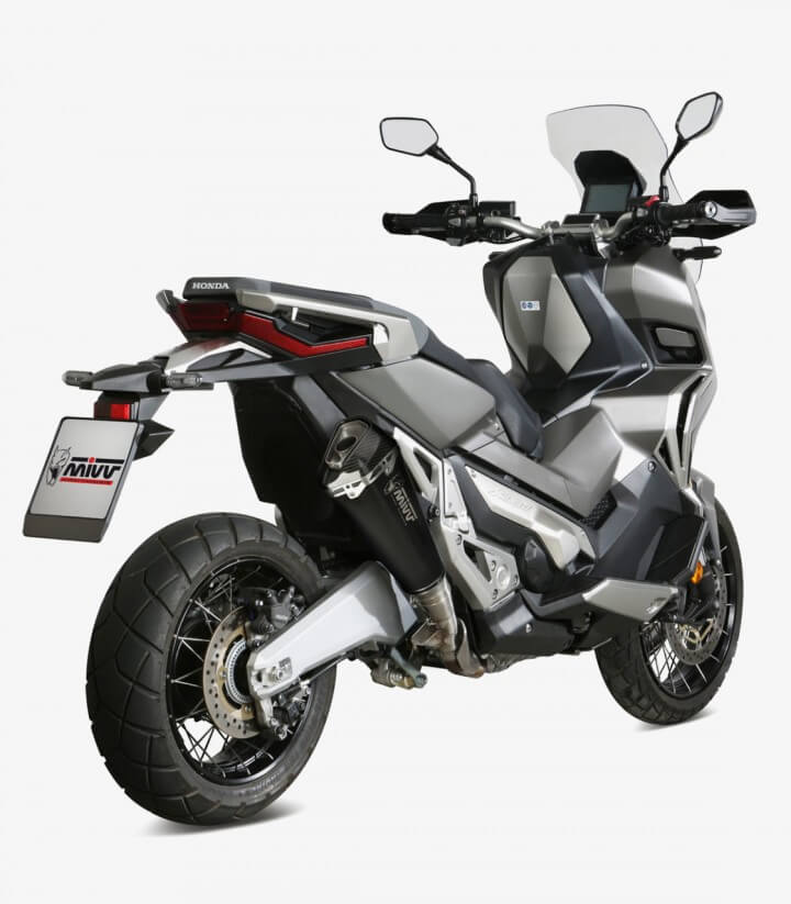 MIVV Delta Race Auspuff Schwarz für Honda X-ADV 750 (17-26) H.066.LDRB