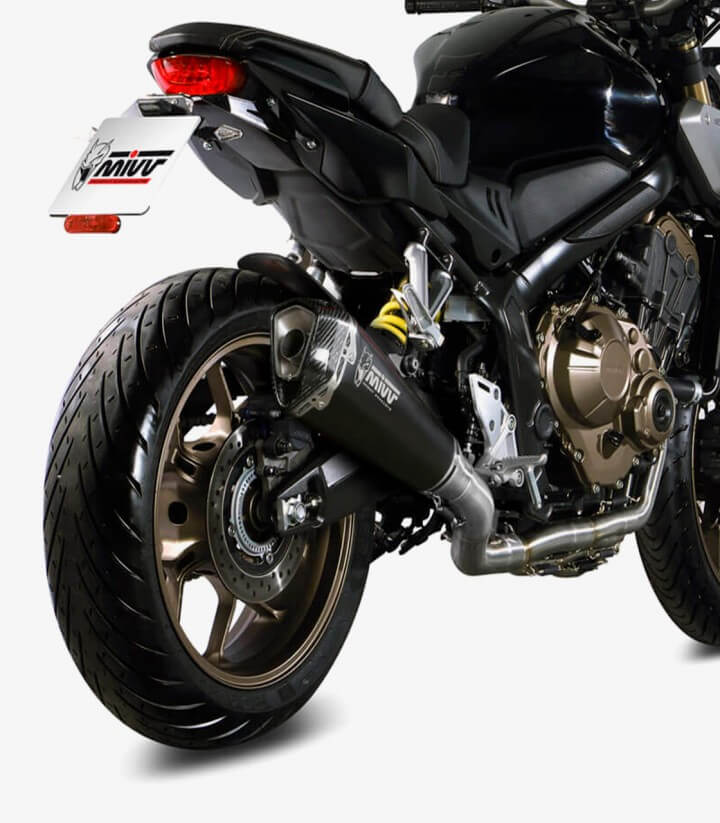 Escape MIVV Delta Race Negro para Honda CB/R 650 R (19-23) H.072.LDRB