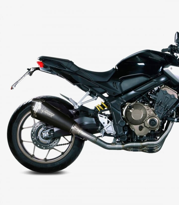 MIVV Delta Race Auspuff Schwarz für Honda CB650R (19-23), CBR650R (19-23) H.072.LDRB