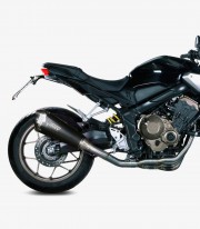 MIVV Delta Race Exhaust Black for Honda CB/R 650 R (19-23) H.072.LDRB