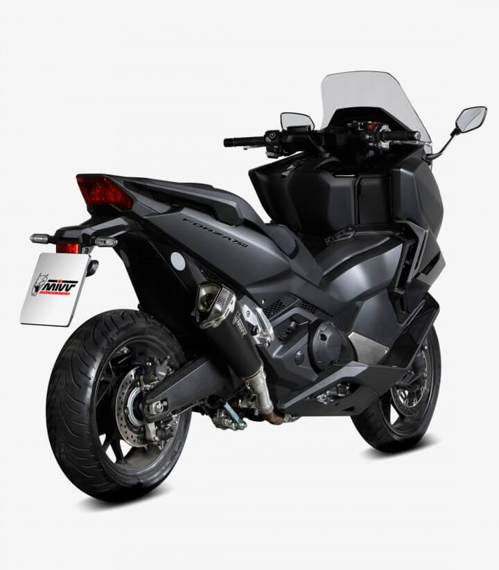 MIVV Delta Race Auspuff Schwarz für Honda Forza 750 (21-26) H.080.LDRB