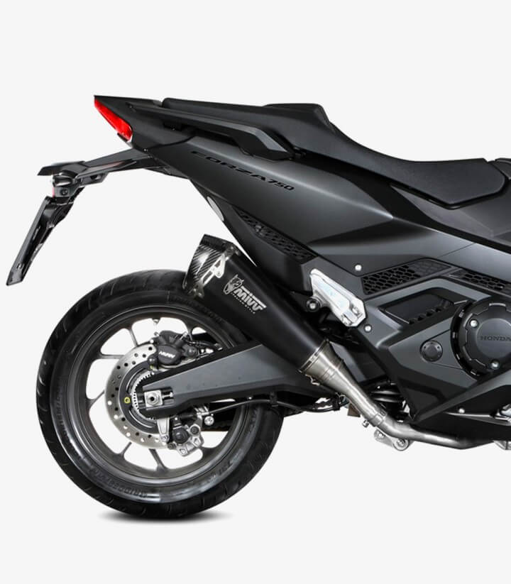 MIVV Delta Race Auspuff Schwarz für Honda Forza 750 (21-26) H.080.LDRB
