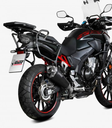 MIVV Delta Race Auspuff Schwarz für Honda CB 500 F (21-23), CB 500 X (21-25) H.084.LDRB