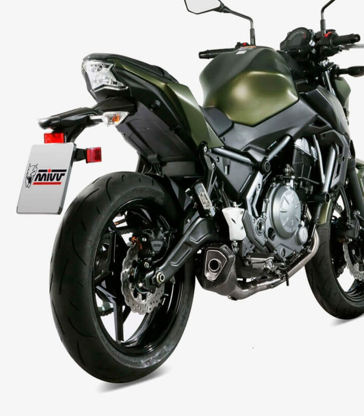 Escape MIVV Delta Race Negro para Kawasaki Z 650 / Ninja 650 / Vulcan S (17-23) K.044.LDRB